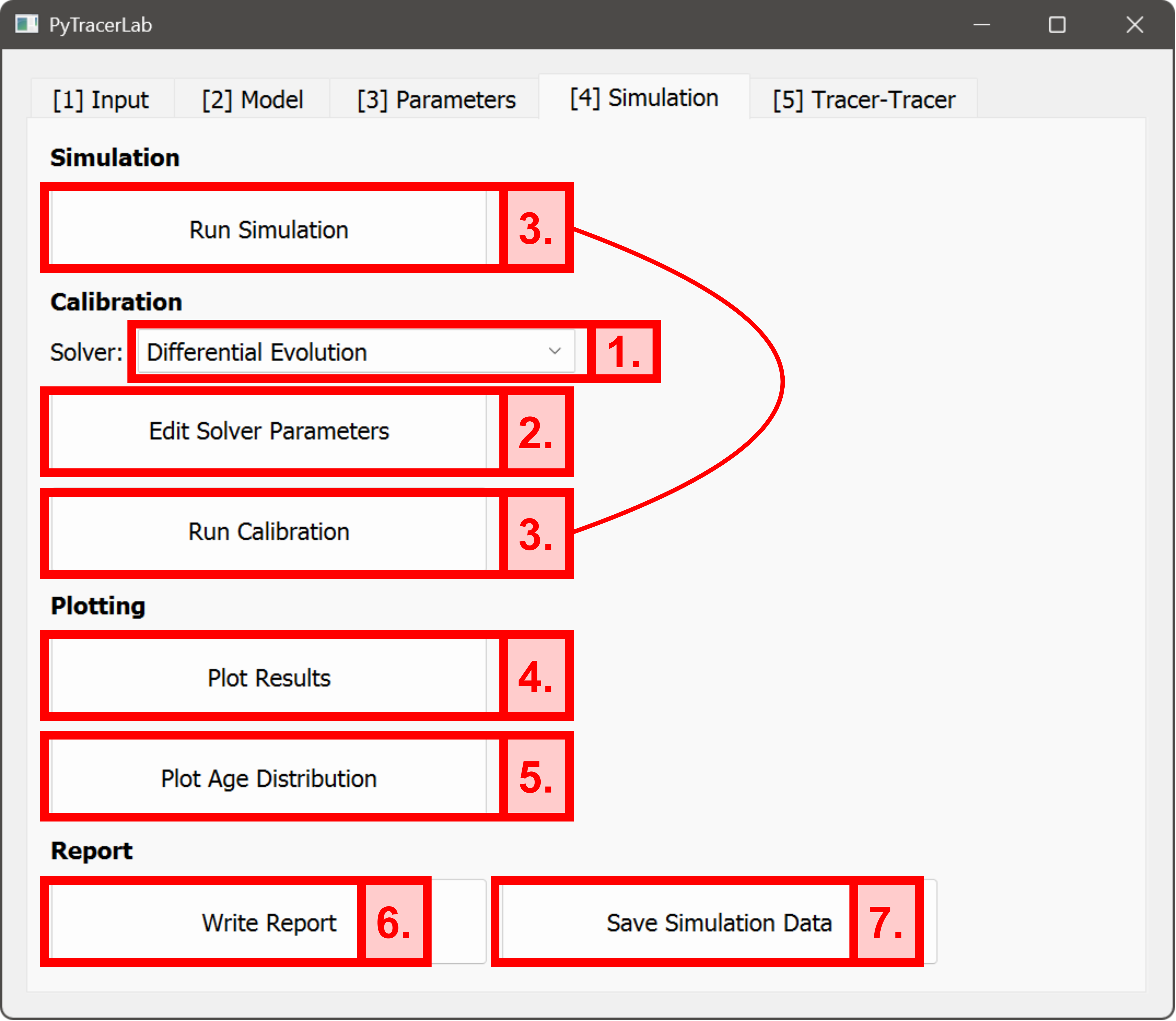 An image of the Simulation Tab.